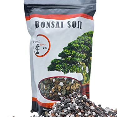 Bonsai Soil All Purpose Mix | Fast Draining Pre Blend (2 Quart Bag) Plant | Pumice, Lava, Calcined Clay and Pine Bark &amp;#9679; Potting Pre Mixed Bonsai Plant Soil Mixture by the Bonsai Supply