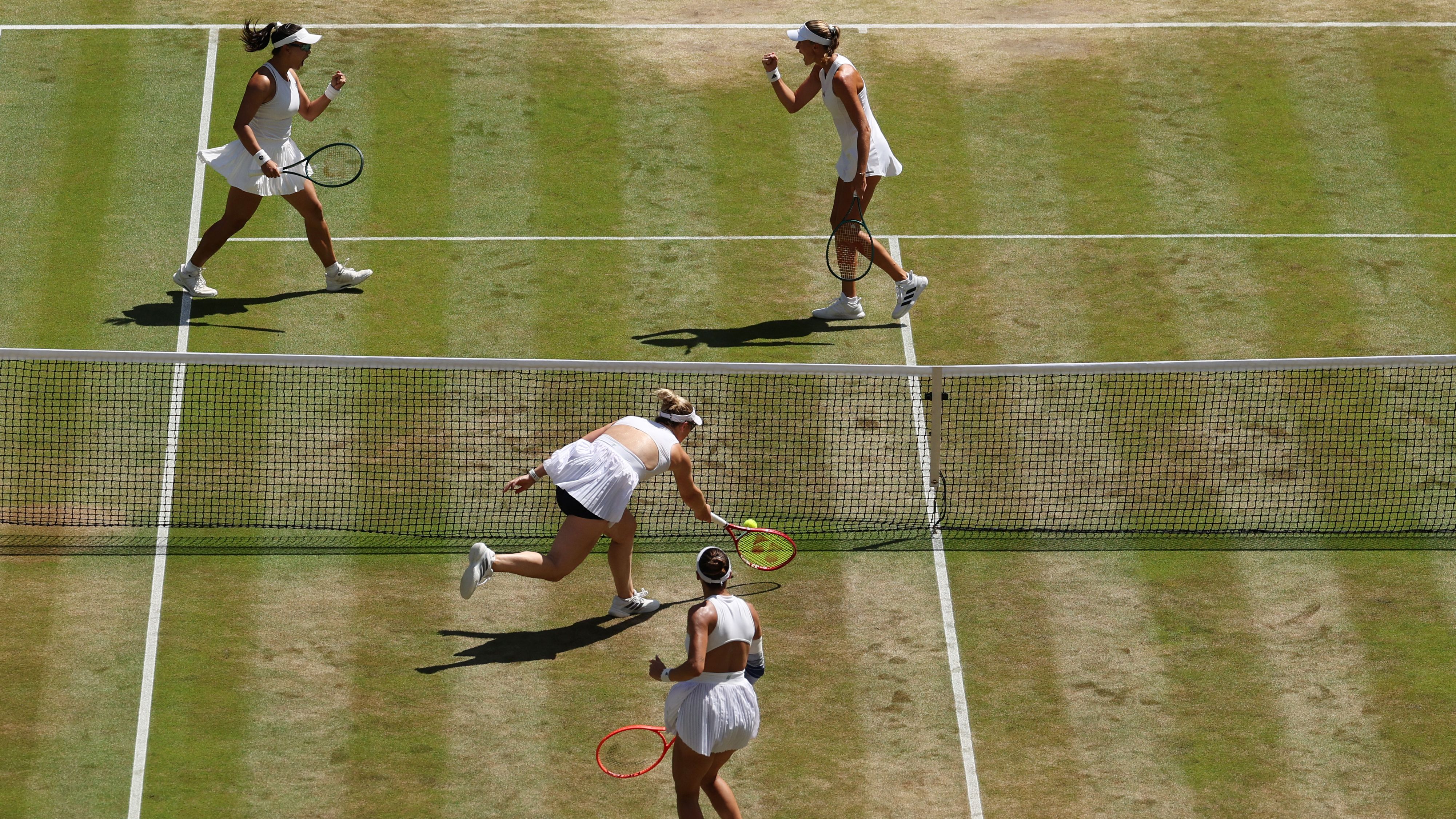 Guo Hanyu and Kristina Mladenovic face Luisa Stefani and Gabriela Dabrowski in the Wimbledon 2026 women's doubles final