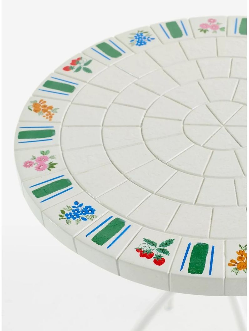 Anthropologie Bisou Tile Outdoor Side Table