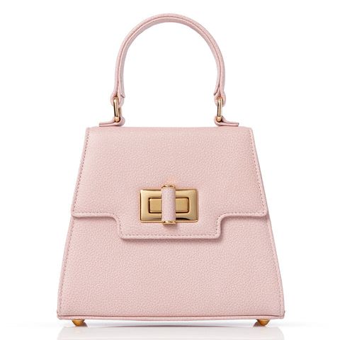 Mabel Misty Rose Textured Leather