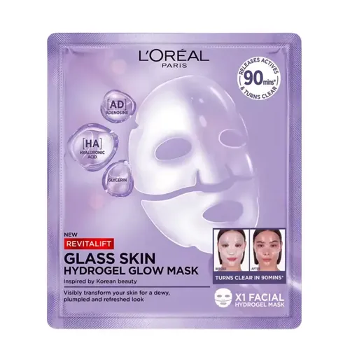 Revitalift Glass Skin Hydrogel Glow Mask