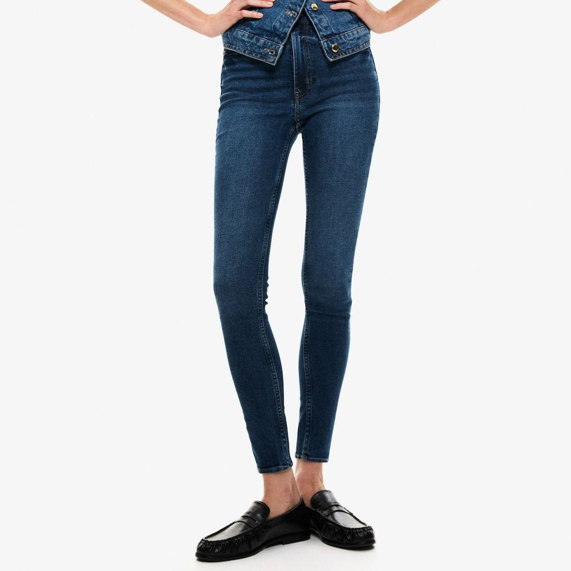 H&amp;amp;M High Rise Skinny Jeans