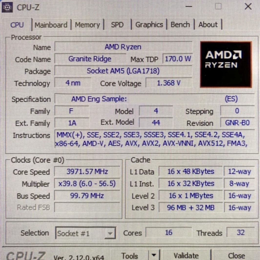 gon gonページ 9950X3D Ryzen 9 9950X3D purportedly surfaces with 5.65 GHz boost clocks