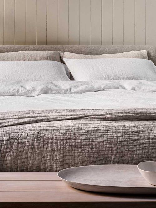 Organic Linen Bed Linen Set (Duvet, Fitted Sheet & Pillowcases)