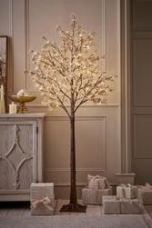 Indoor Outdoor Golden Gypsophila Light Up Tree