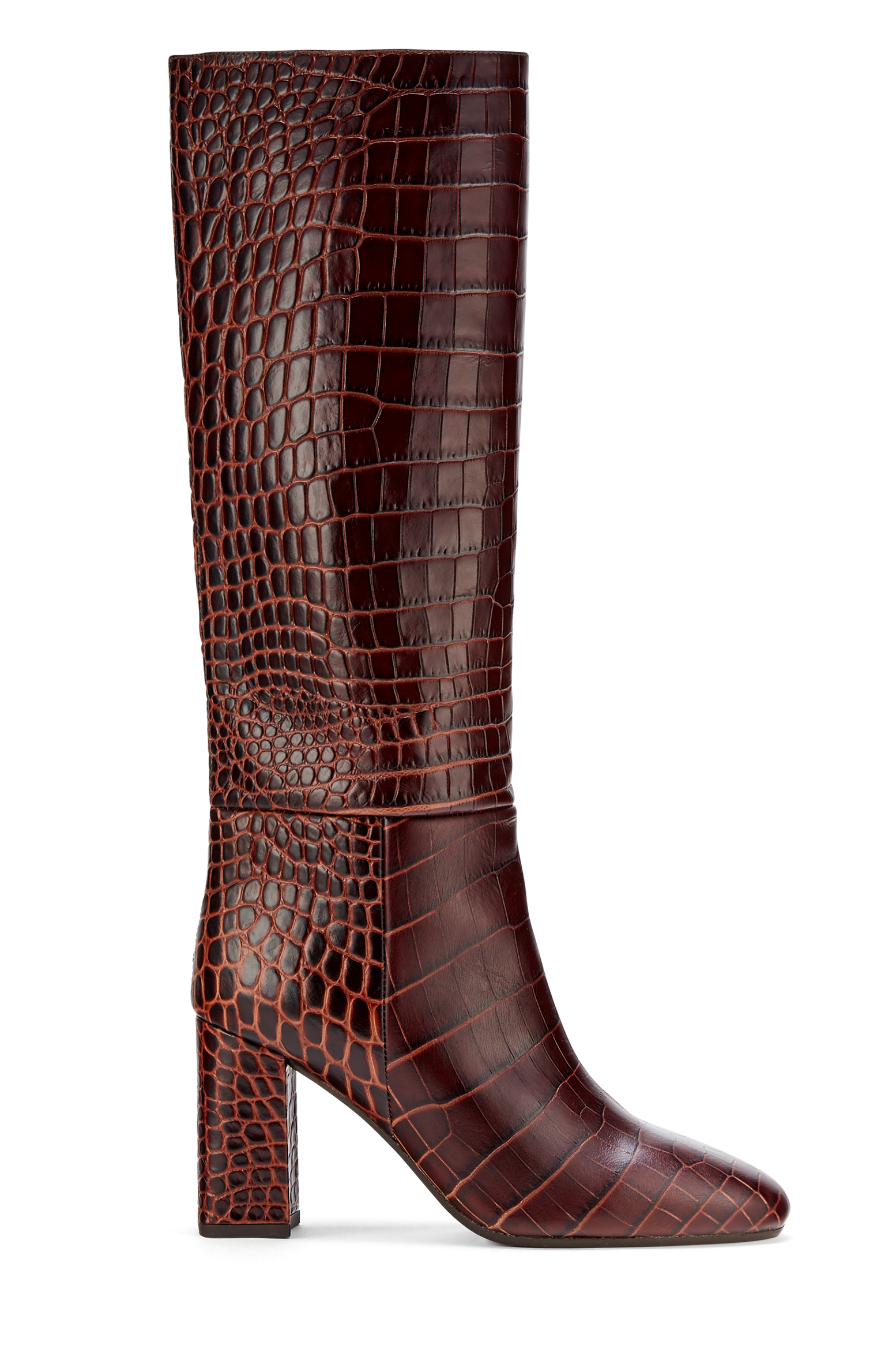 Paloma: Mocha Croco - 6 / Standard Calf