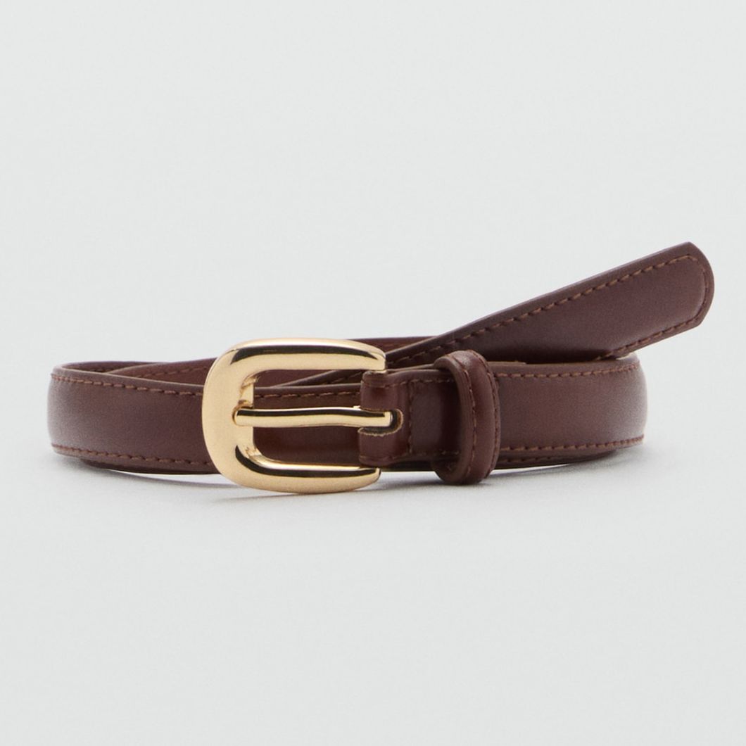 Thin Belt With Metal Buckle - Women | Mango United Kingdom