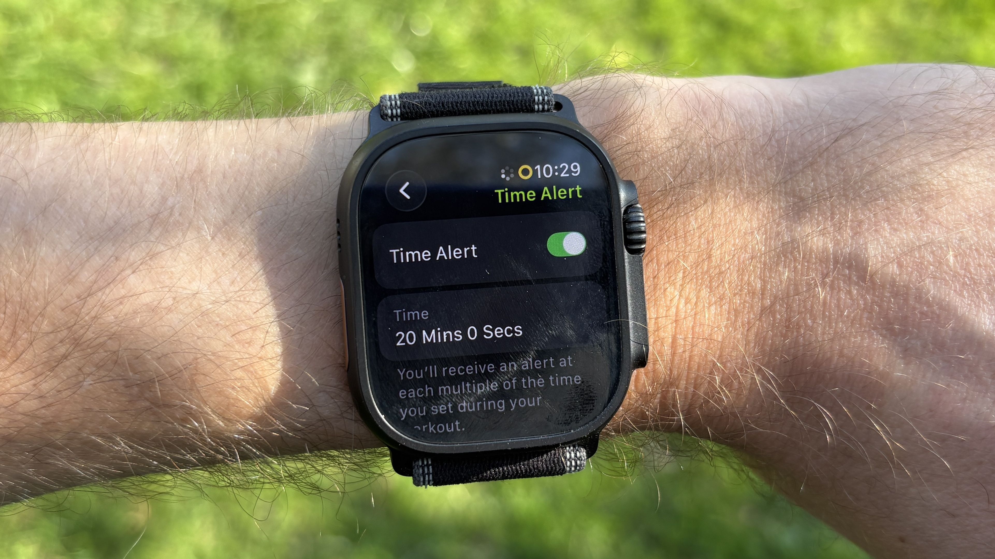 Apple Watch Ultra 3 Time Alert