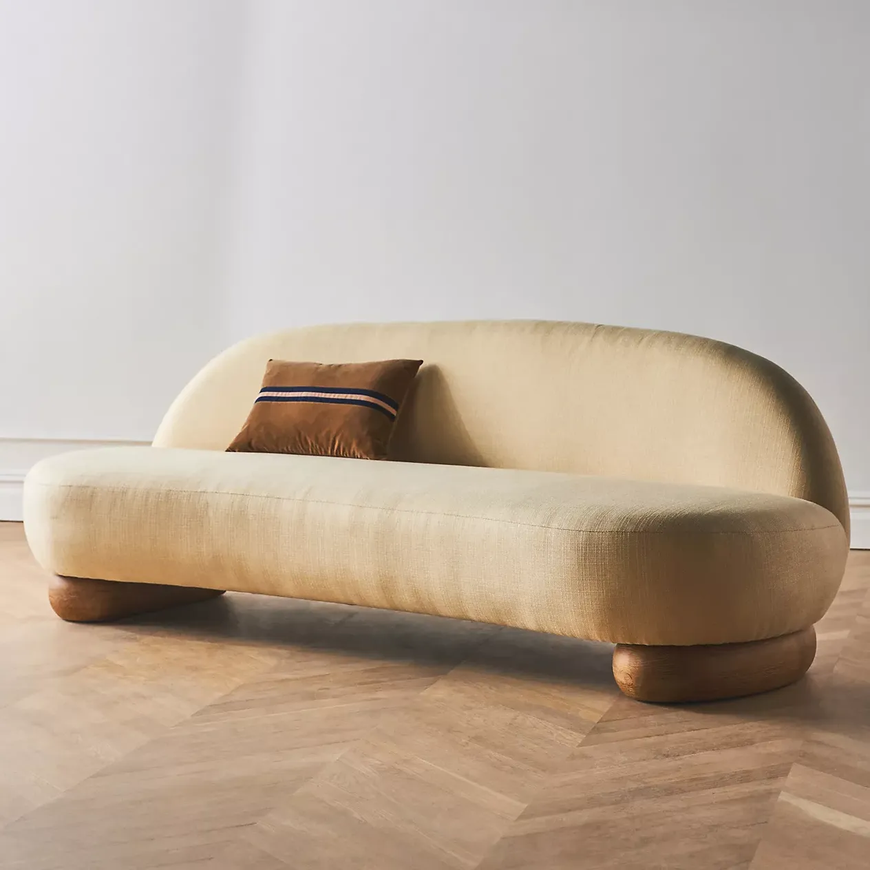 Remy Sculptural Armless Sofa