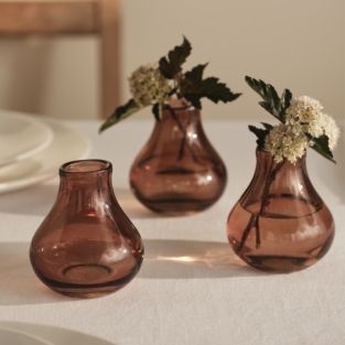 Amber Bud Vases &amp;ndash; Set of 3 | the White Company
