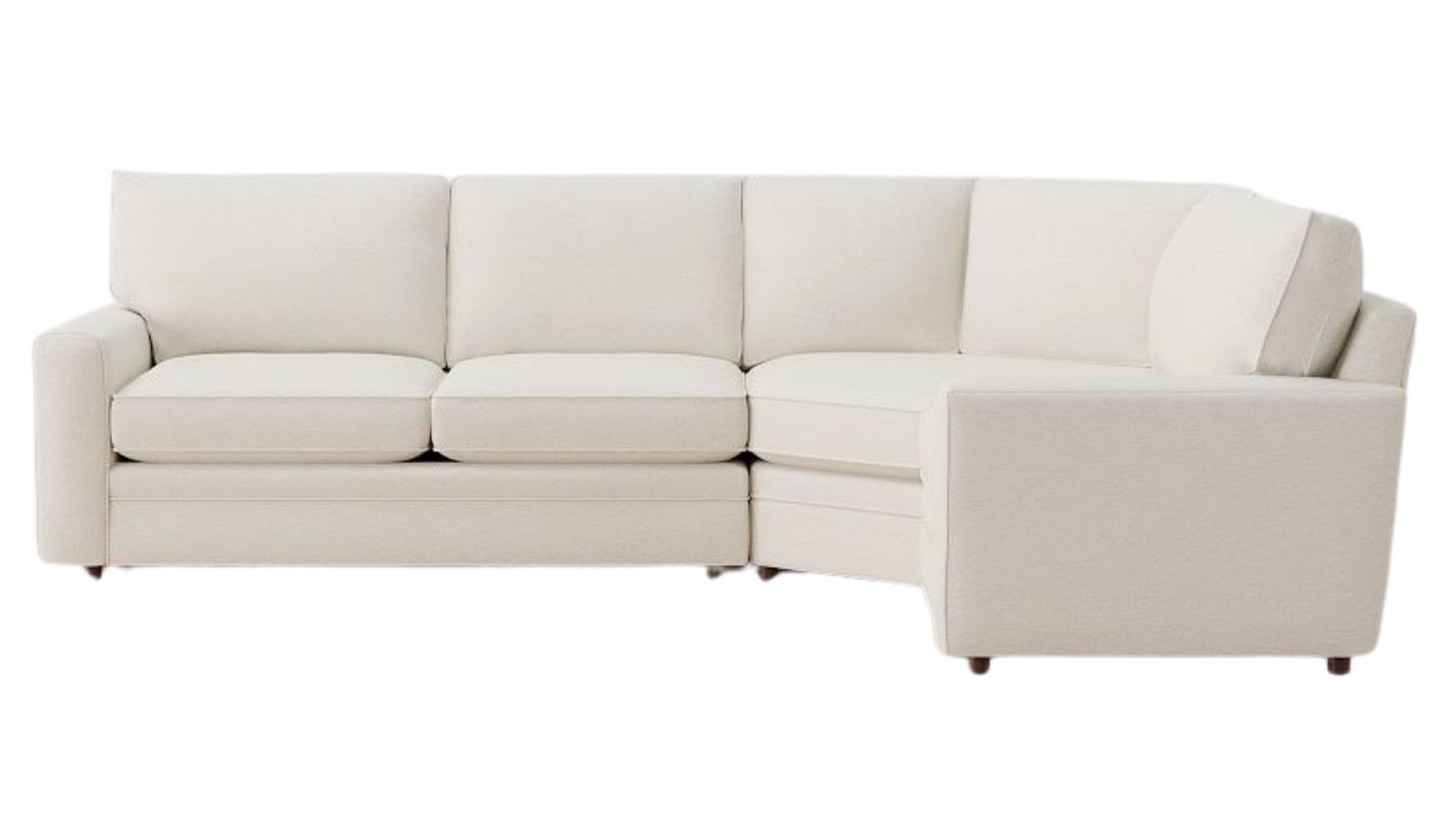 Pottery Barn, Pearce Square Arm 3-Piece Wedge Sectional
