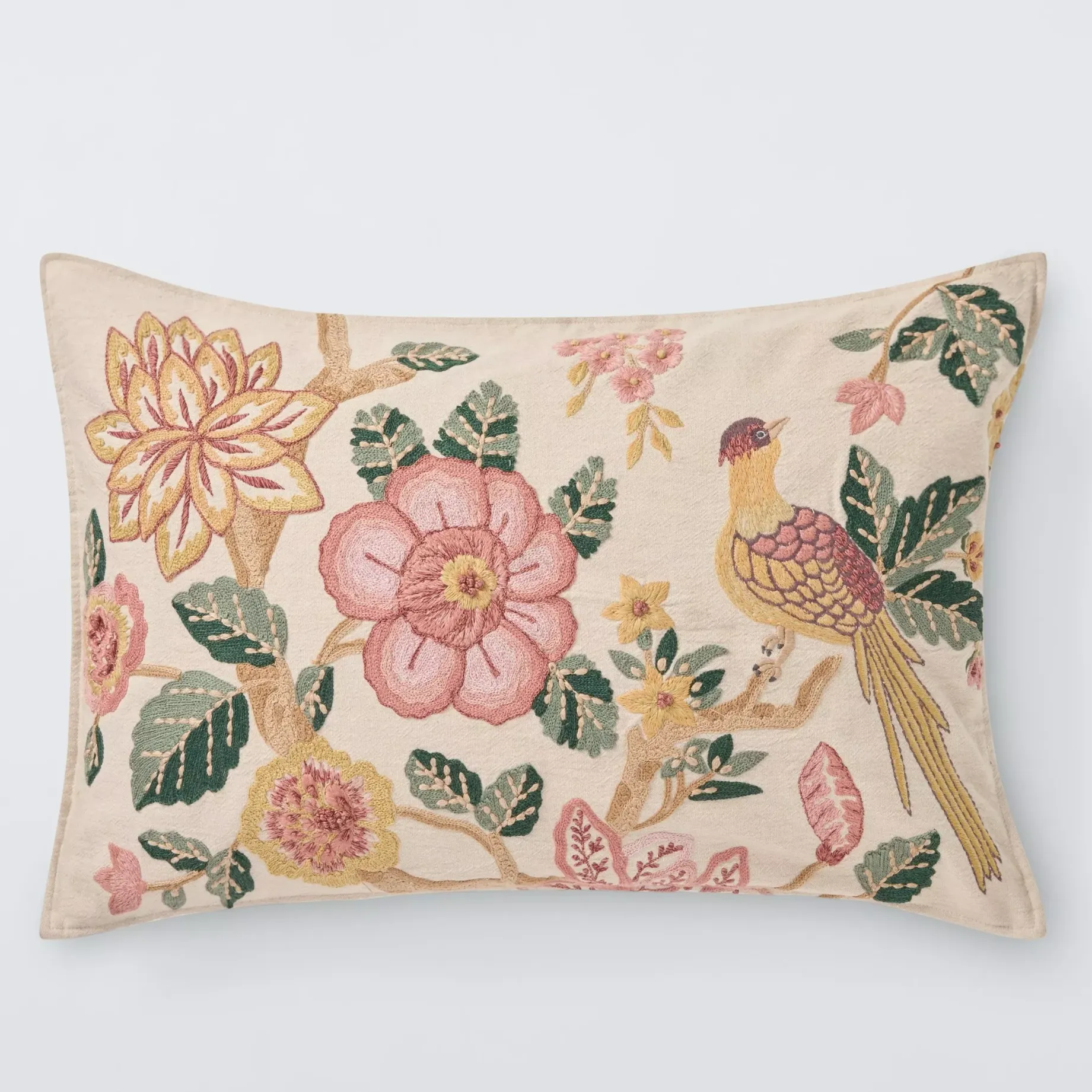 John Lewis Paradiso Rectangular Cushion, Pink