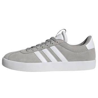 Adidas Women's Vl Court 3.0 Shoes, Grey Two/cloud White/silver Metallic, 8 Uk