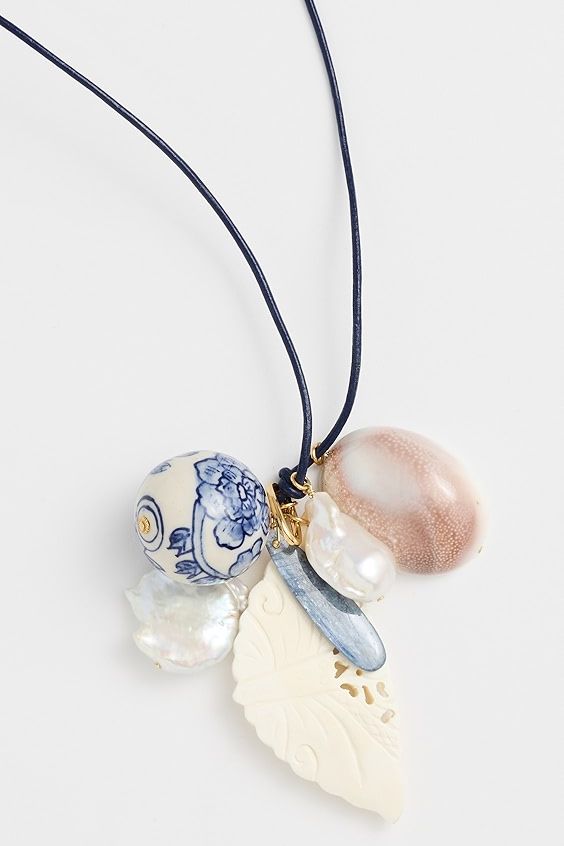 Chan Luu Delft Charm Necklace