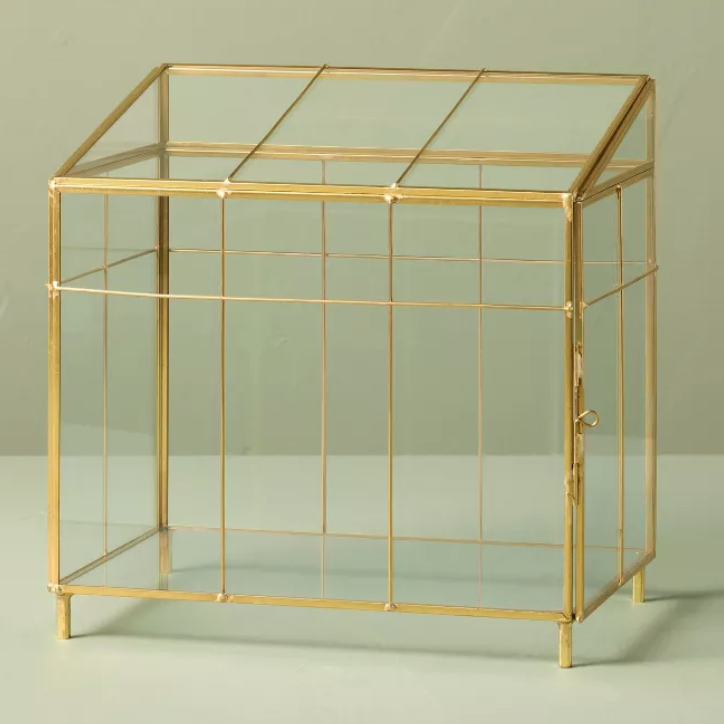 Mini Greenhouse Brass - Hearth &amp;amp; Hand&amp;trade; with Magnolia