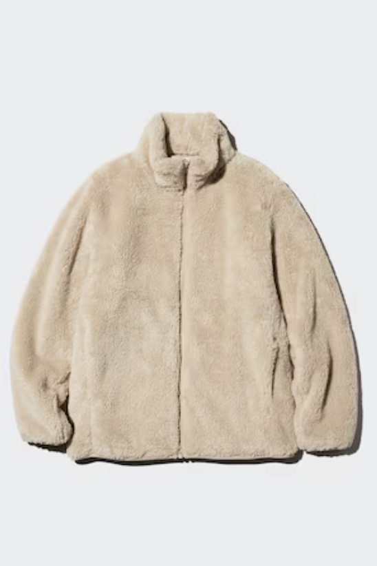 Uniqlo, Fluffy Yarn Fleece Full-Zip Jacket