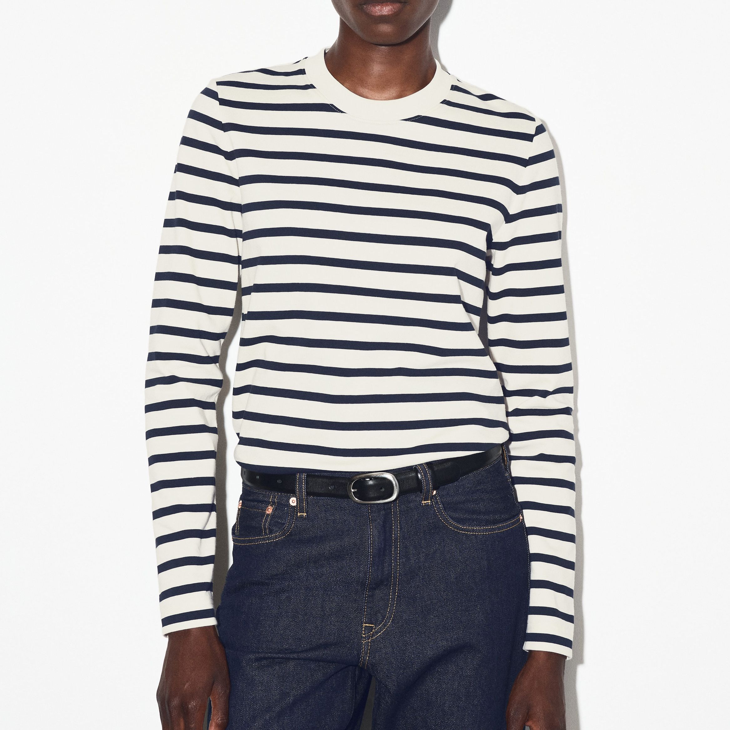 Clean Cut Regular Long-Sleeved T-Shirt