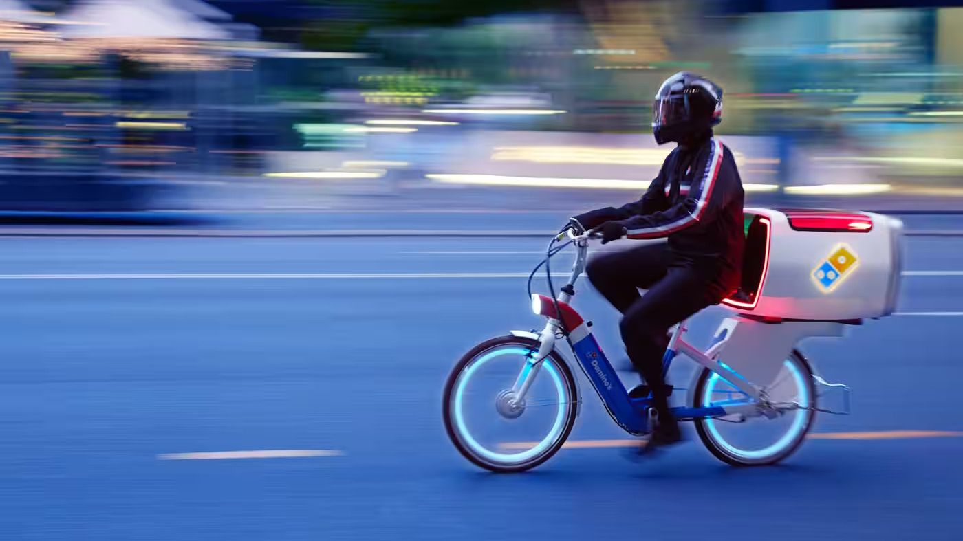 Dominos oven-equipped pizza delivery e-bike is 2023's hottest new