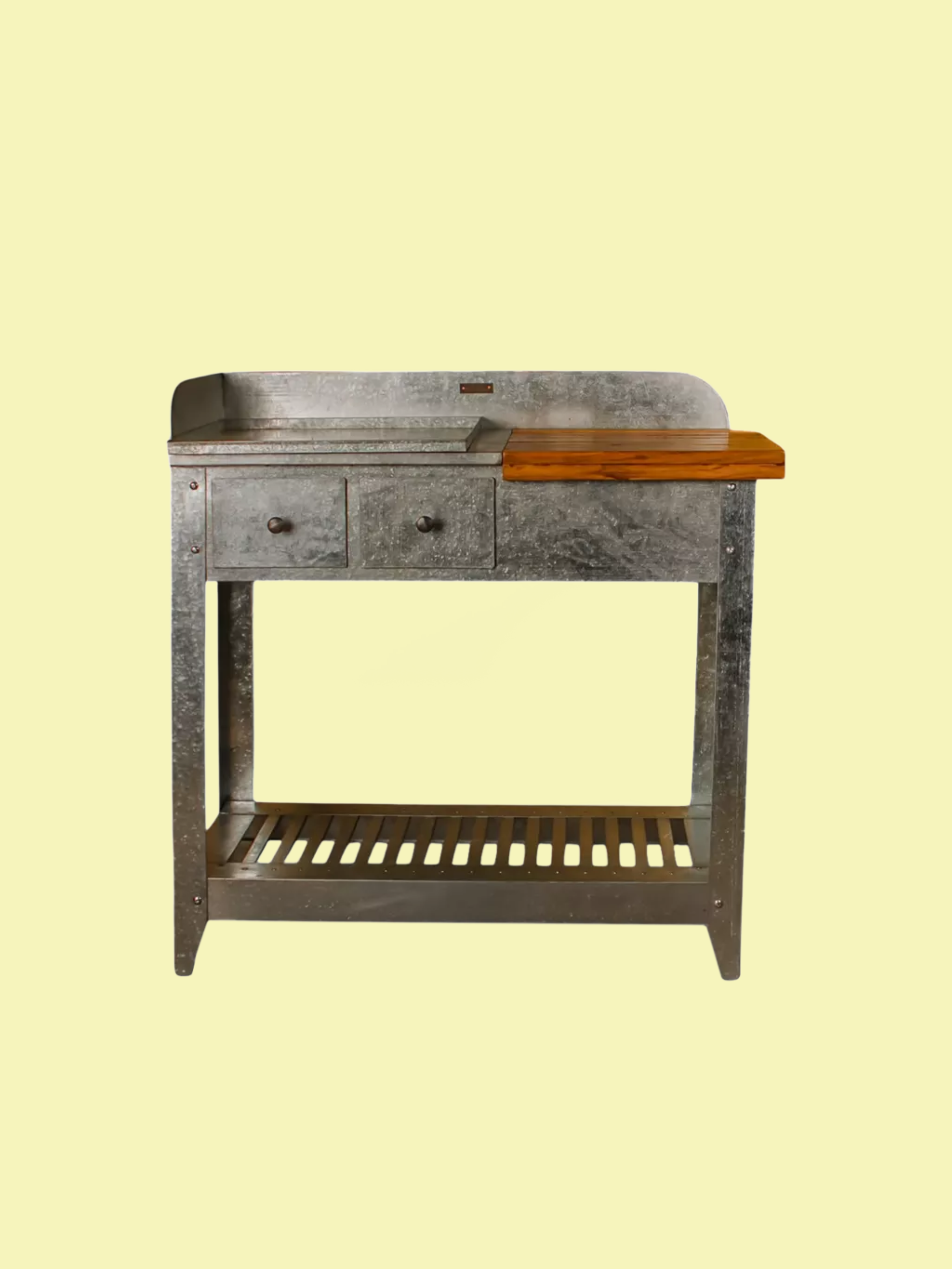 Wilstone Galvanised Steel 2 Drawer Potting Table