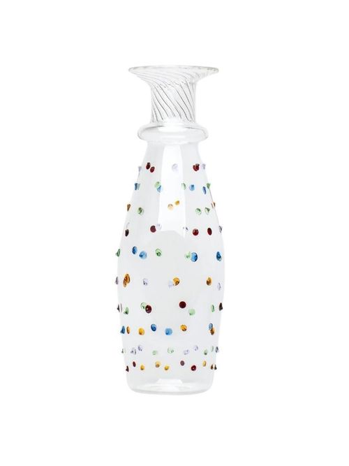 Multicoloured Pom Glass Carafe