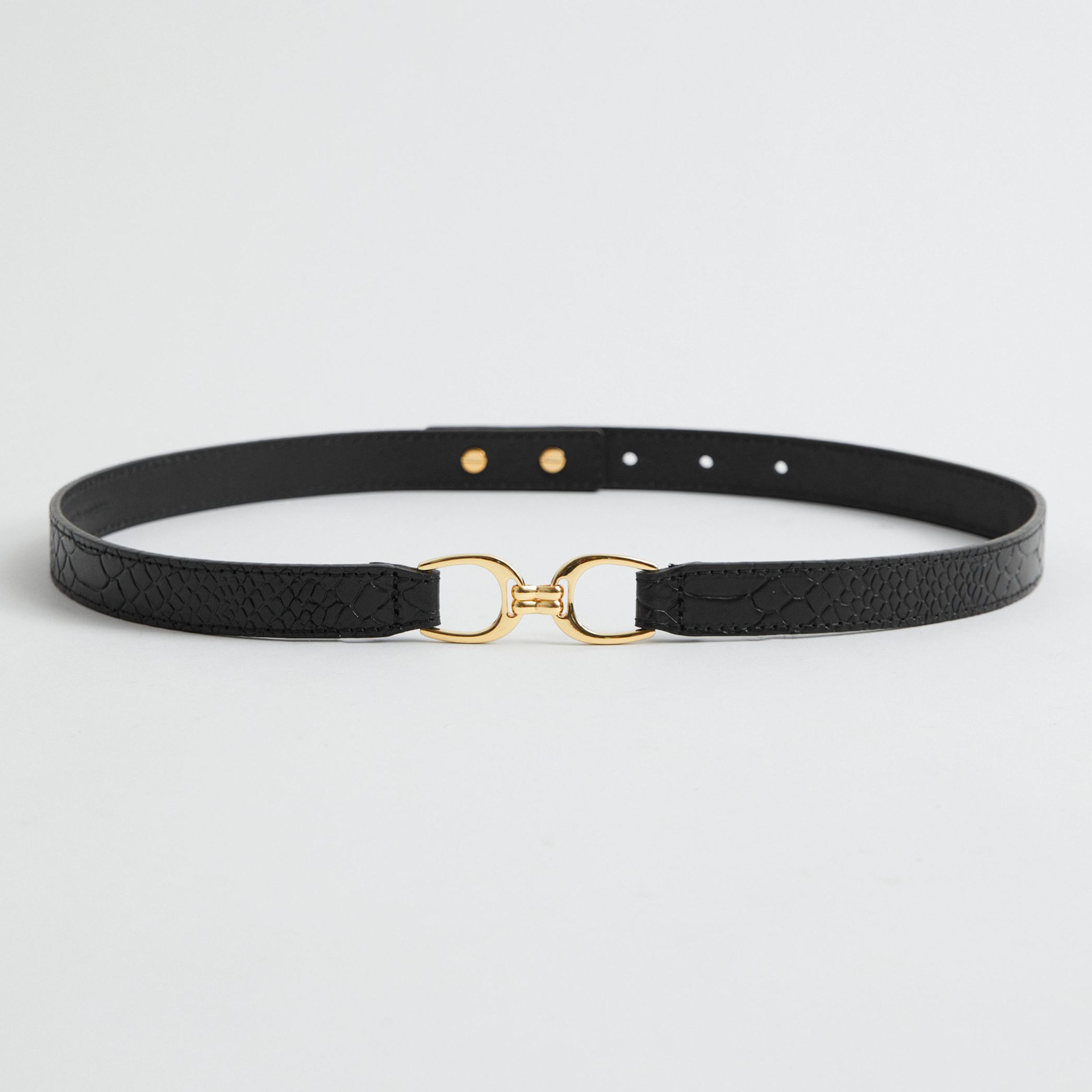 Mid-Waist Leather Belt