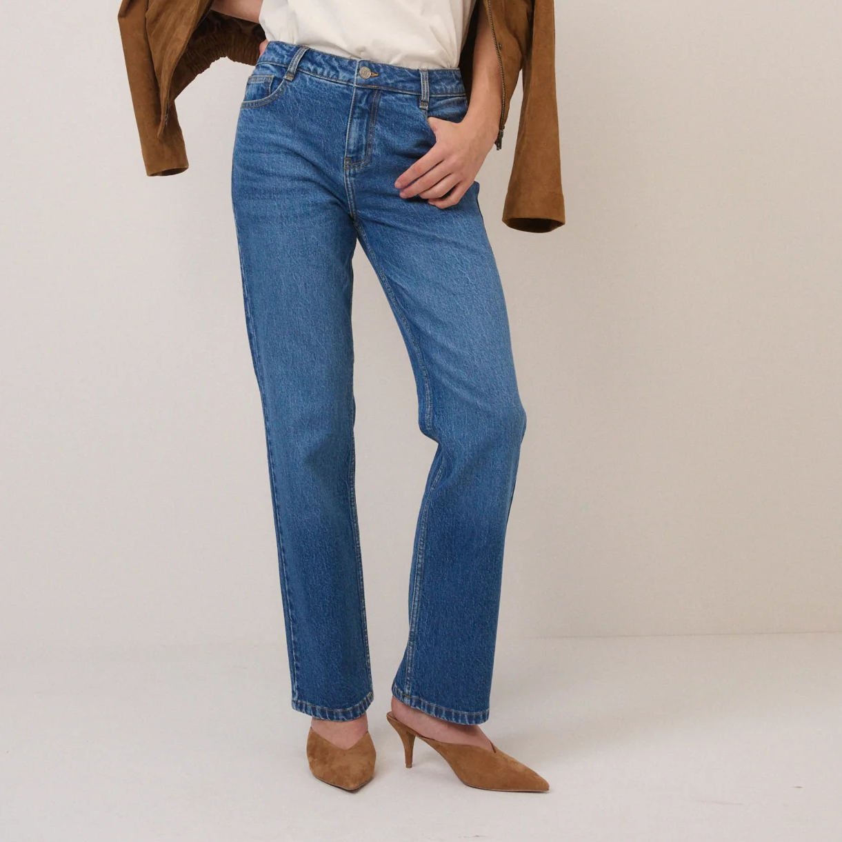 Nobody's Child, Blue Straight Leg Jeans