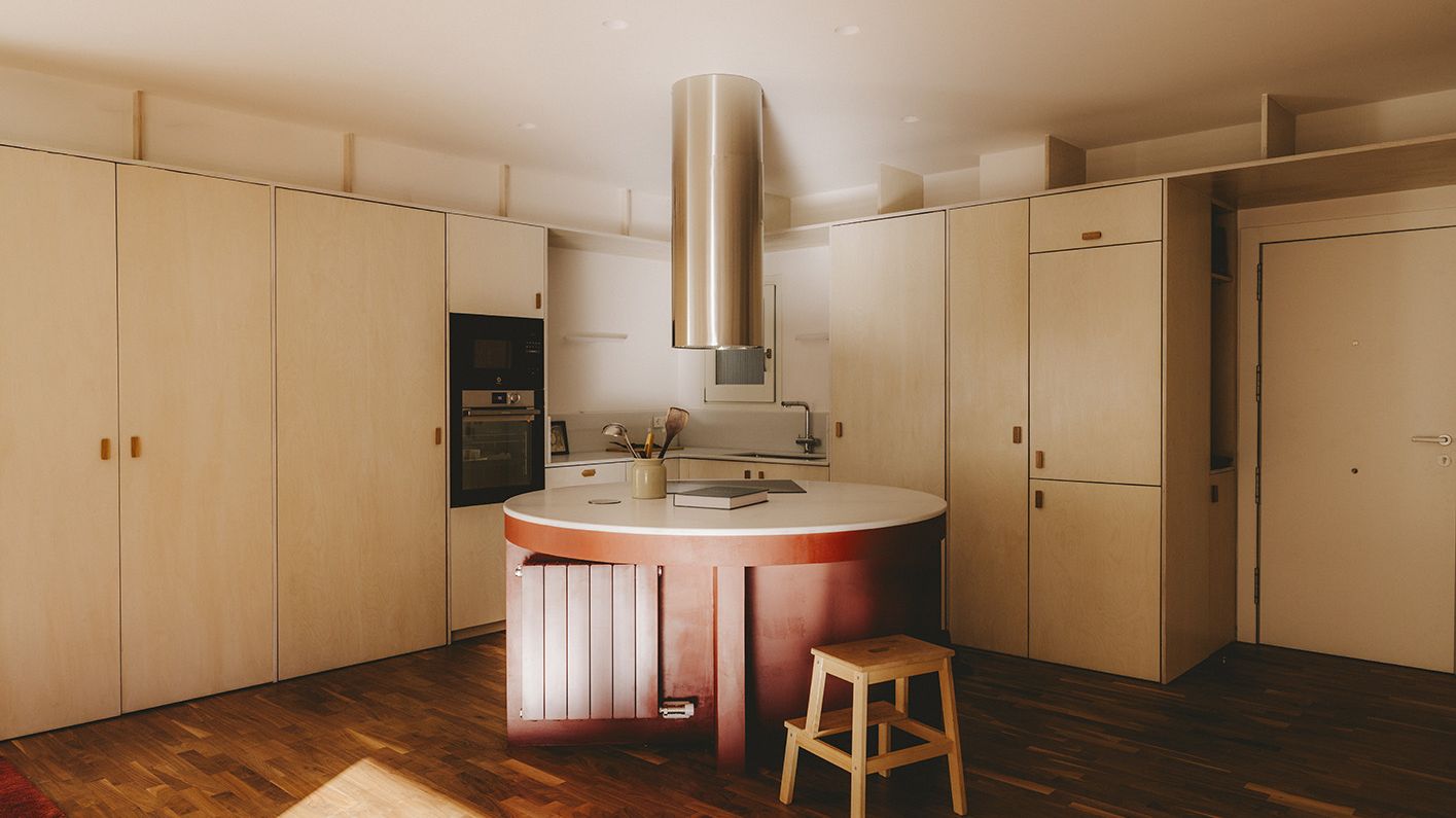 Inside a Barcelona apartment built around geometry and flow