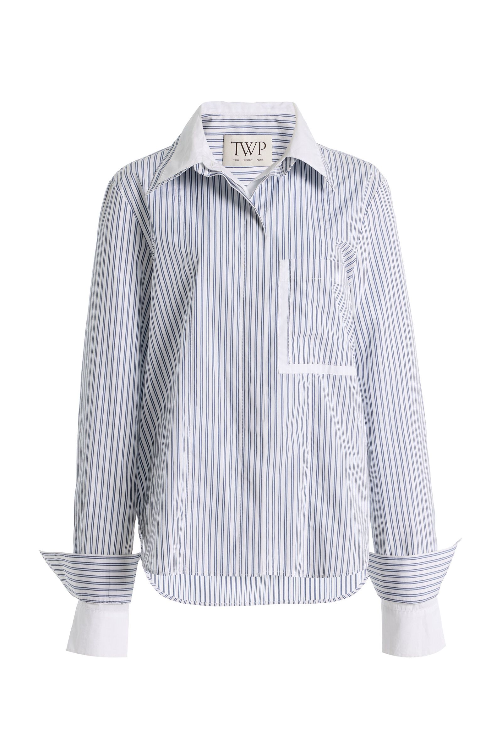 Double Layer Boyfriend Cotton Shirt