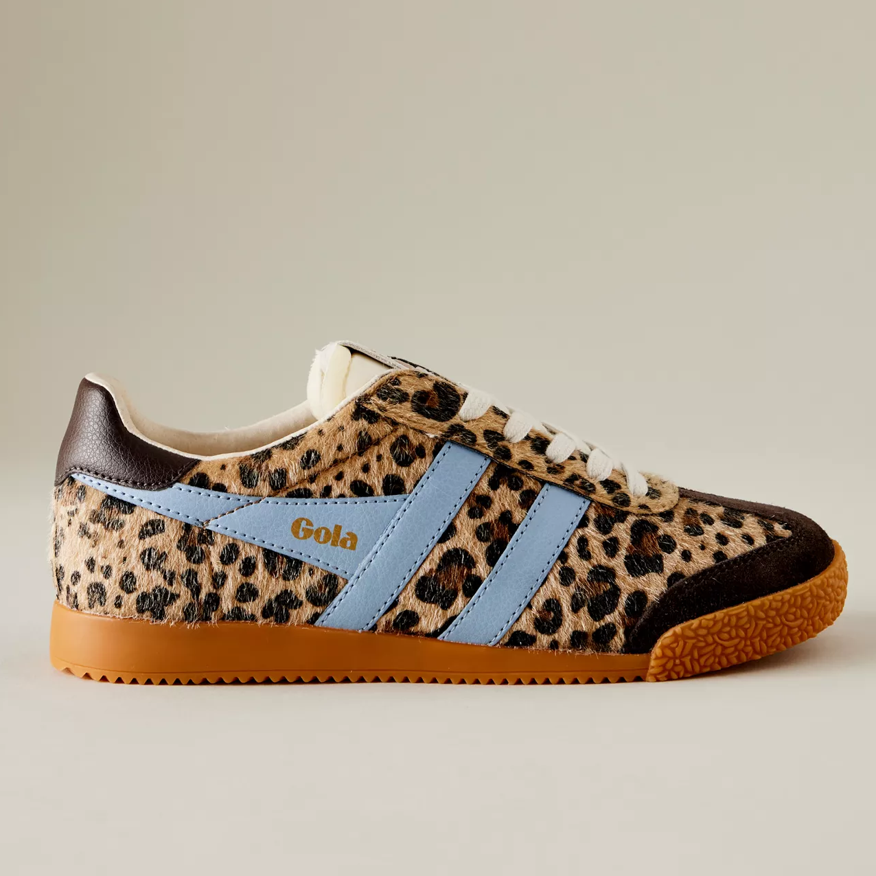 Anthropologie X Gola leopard print trainers