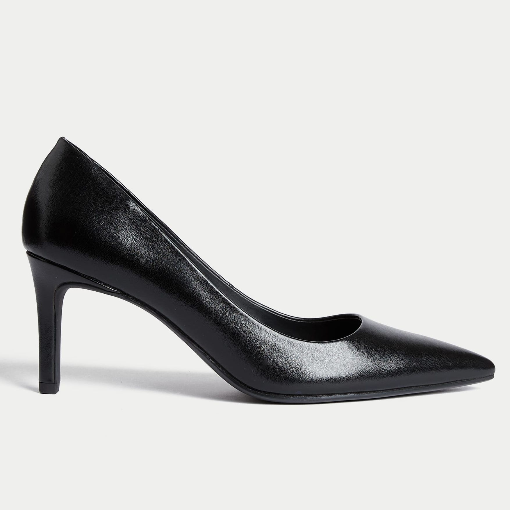 Kitten Heel Pointed Court Shoes
