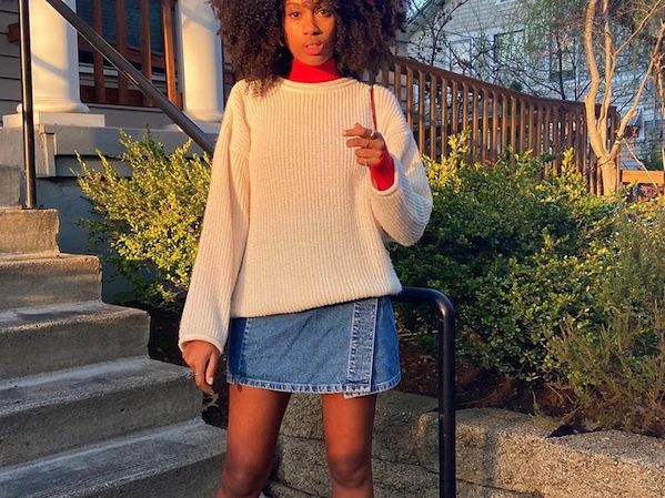 Chic Jean Skirt Outfits for Winter: Stay Stylish and Cozy 20 The 8 Denim-Skirt Outfits Fashion Girls Are Wearing | Who What Wear
