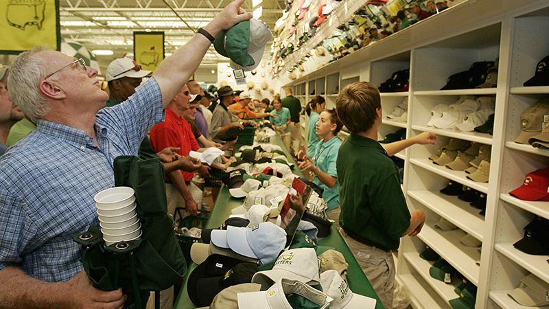 Inside The Augusta National Merchandise Shop - US Masters 2018