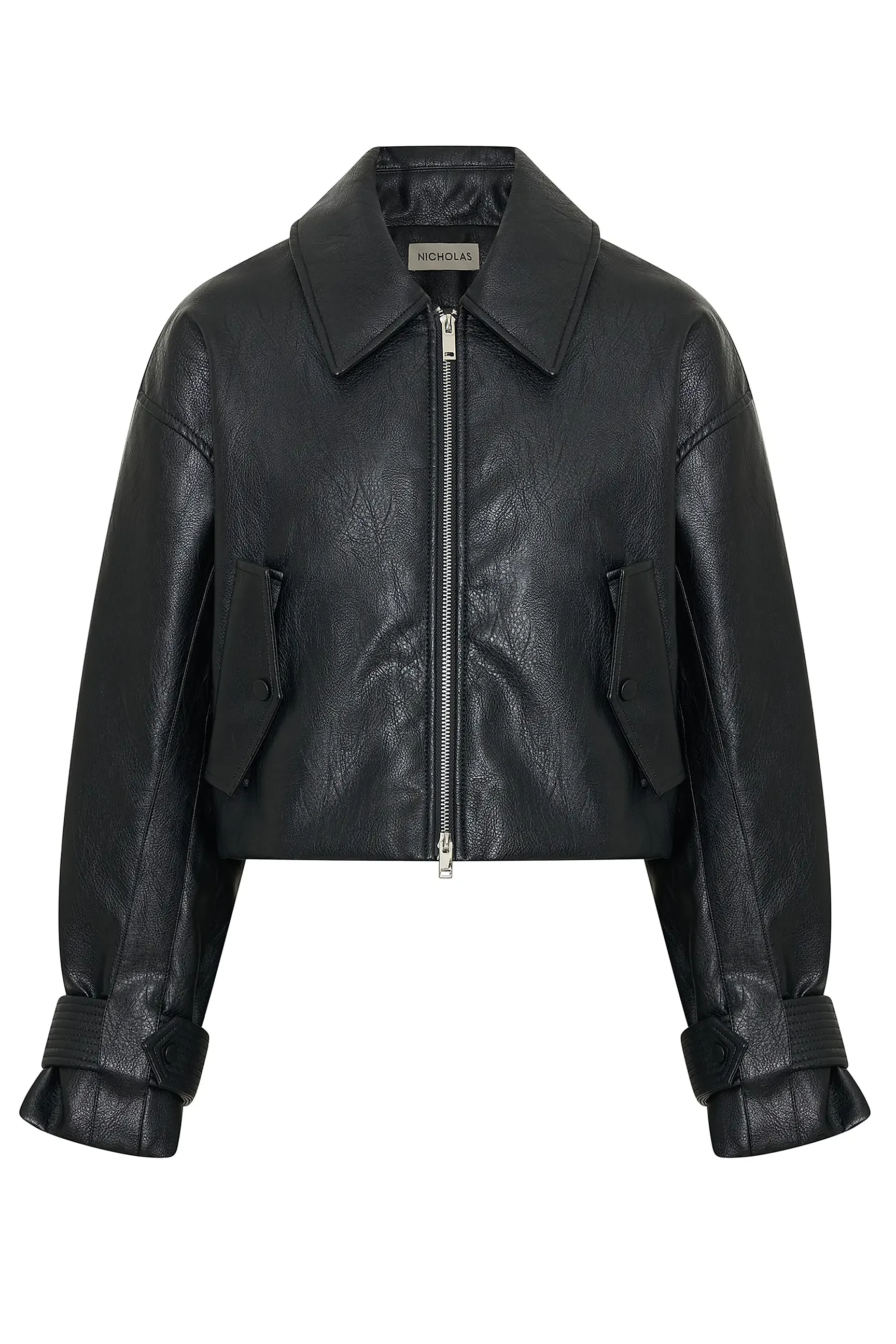 Paris Faux-Leather Moto Jacket
