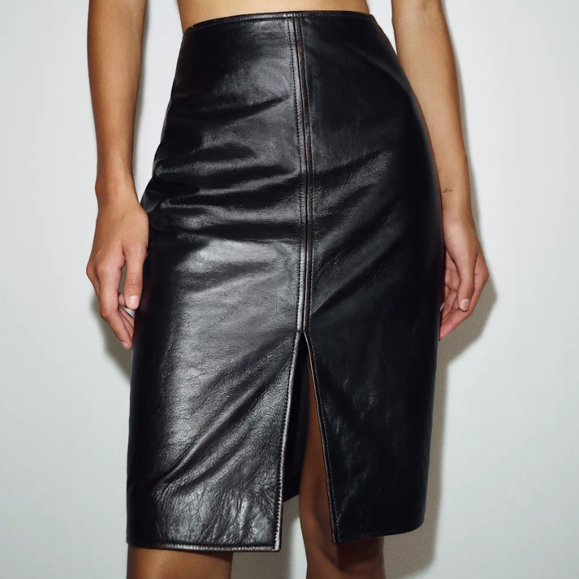 Image of leather skirt