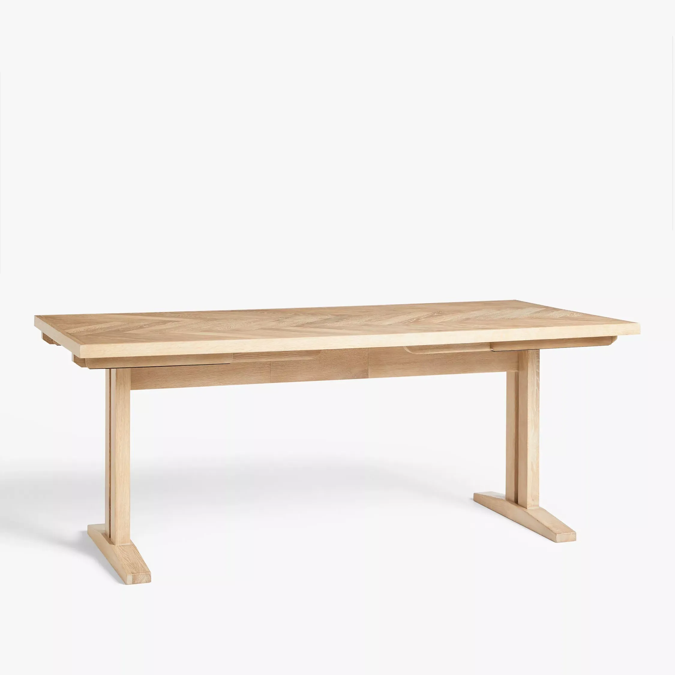 John Lewis Estate 6-10 Seater Extending Dining Table, Natural