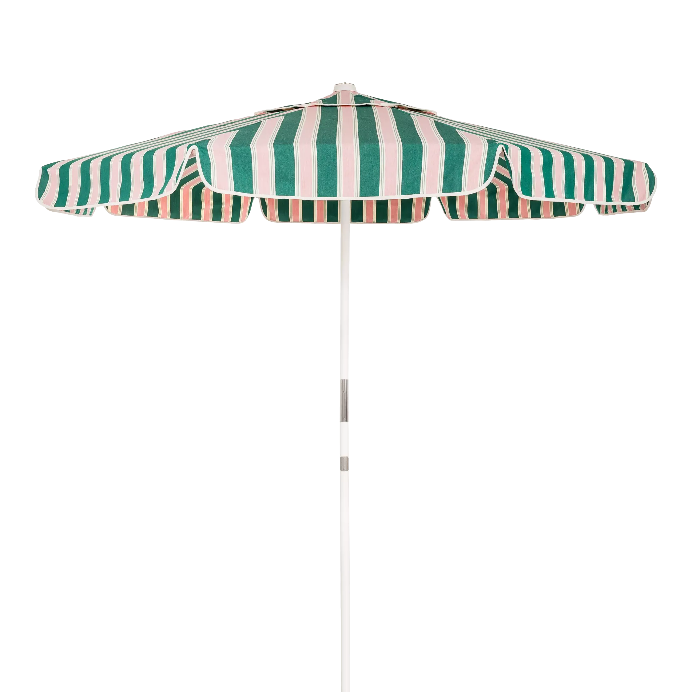 Business &amp;amp; Pleasure Co. Striped Market Parasol, 2m, Green