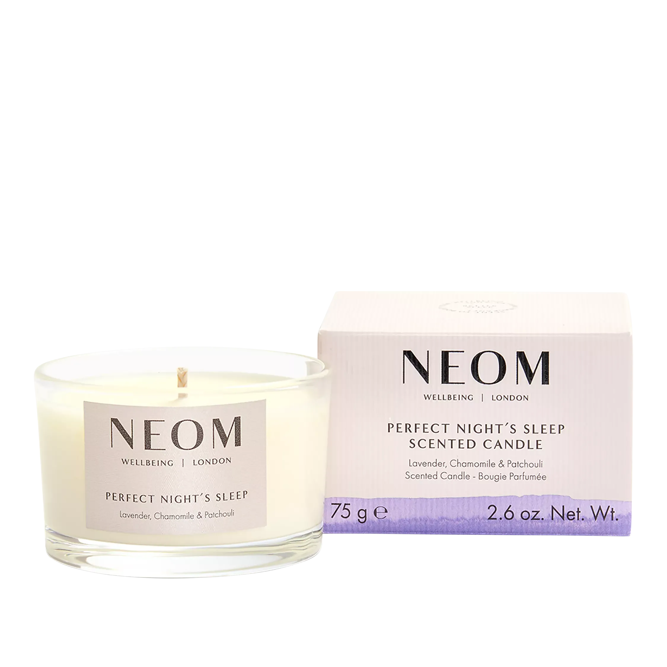 Neom Wellbeing London Perfect Night's Sleep Travel Scented Candle