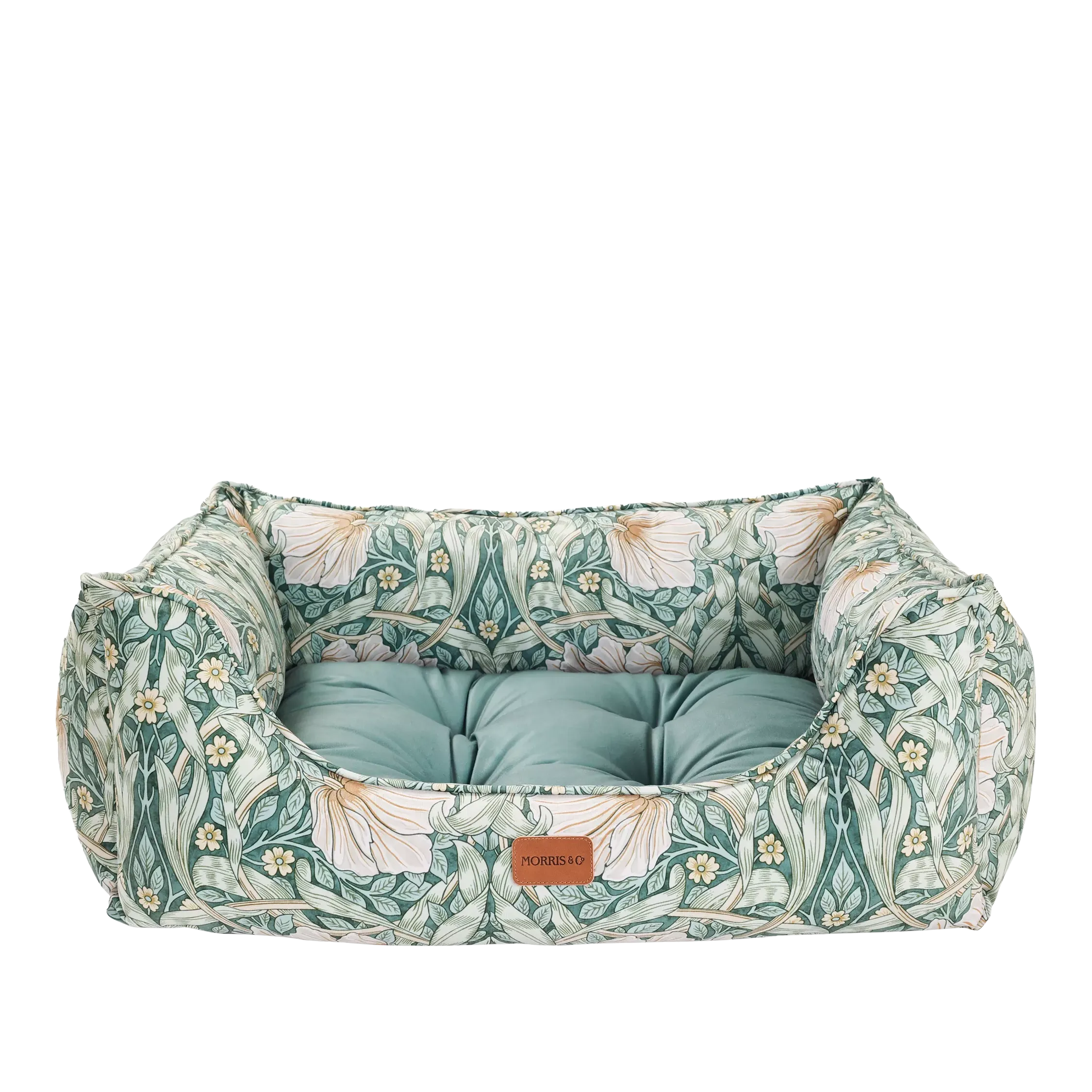 Morris &amp;amp; Co Pimpernel Print Square Pet Bed