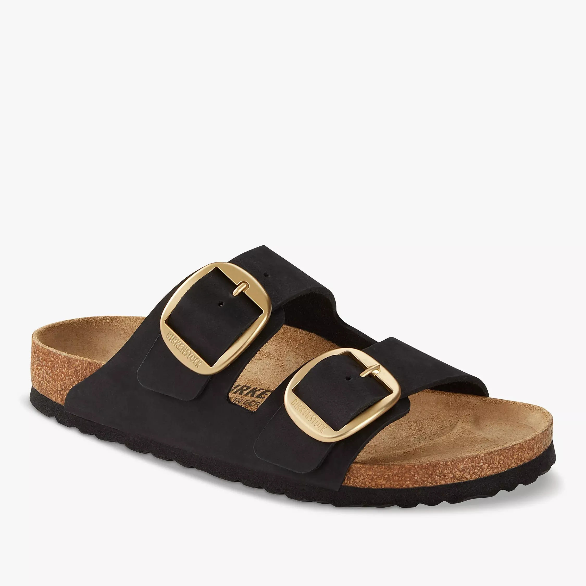 Birkenstock Arizona Narrow Fit Big Buckle Nubuck Leather Sandals