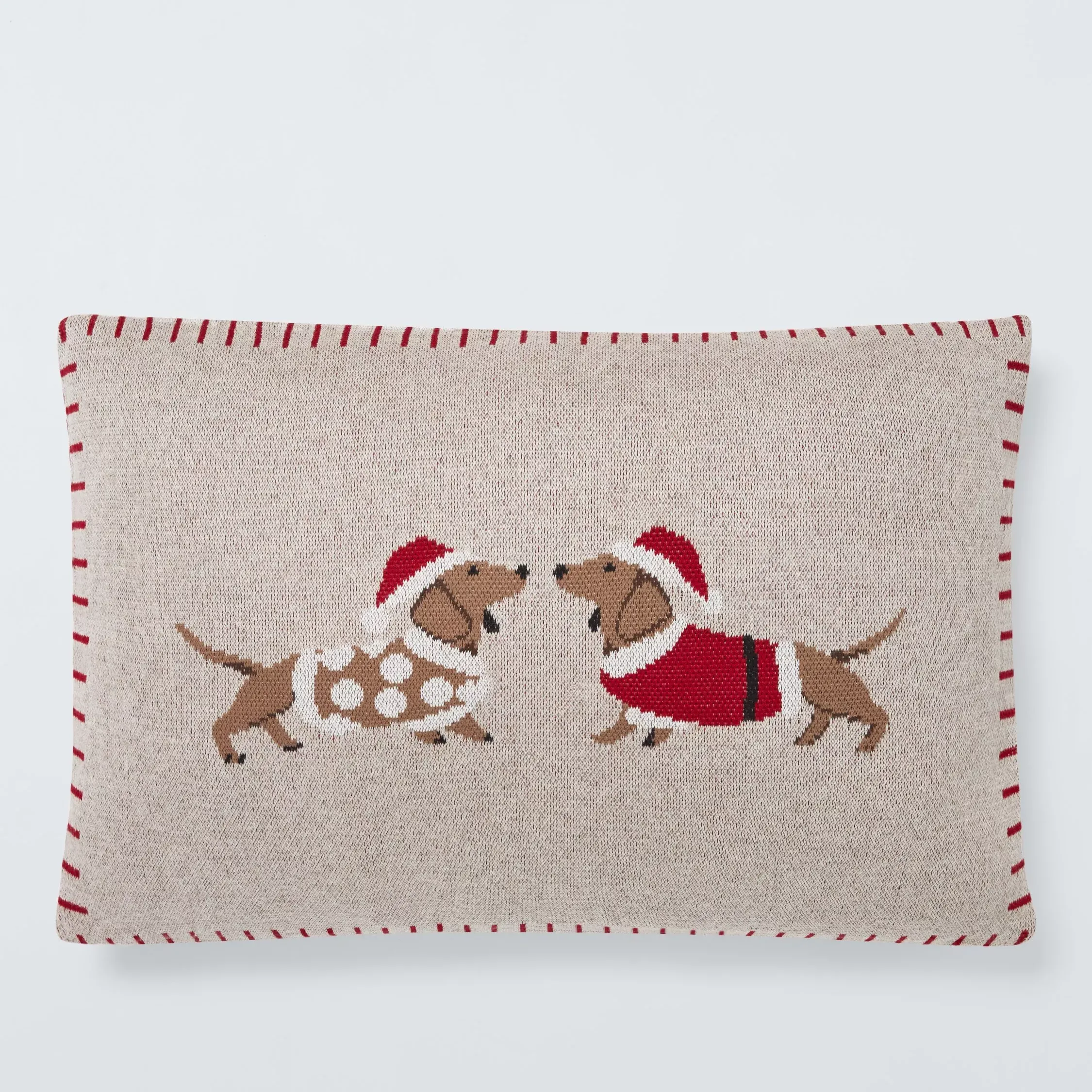 Christmas Sausage Dogs Cushion
