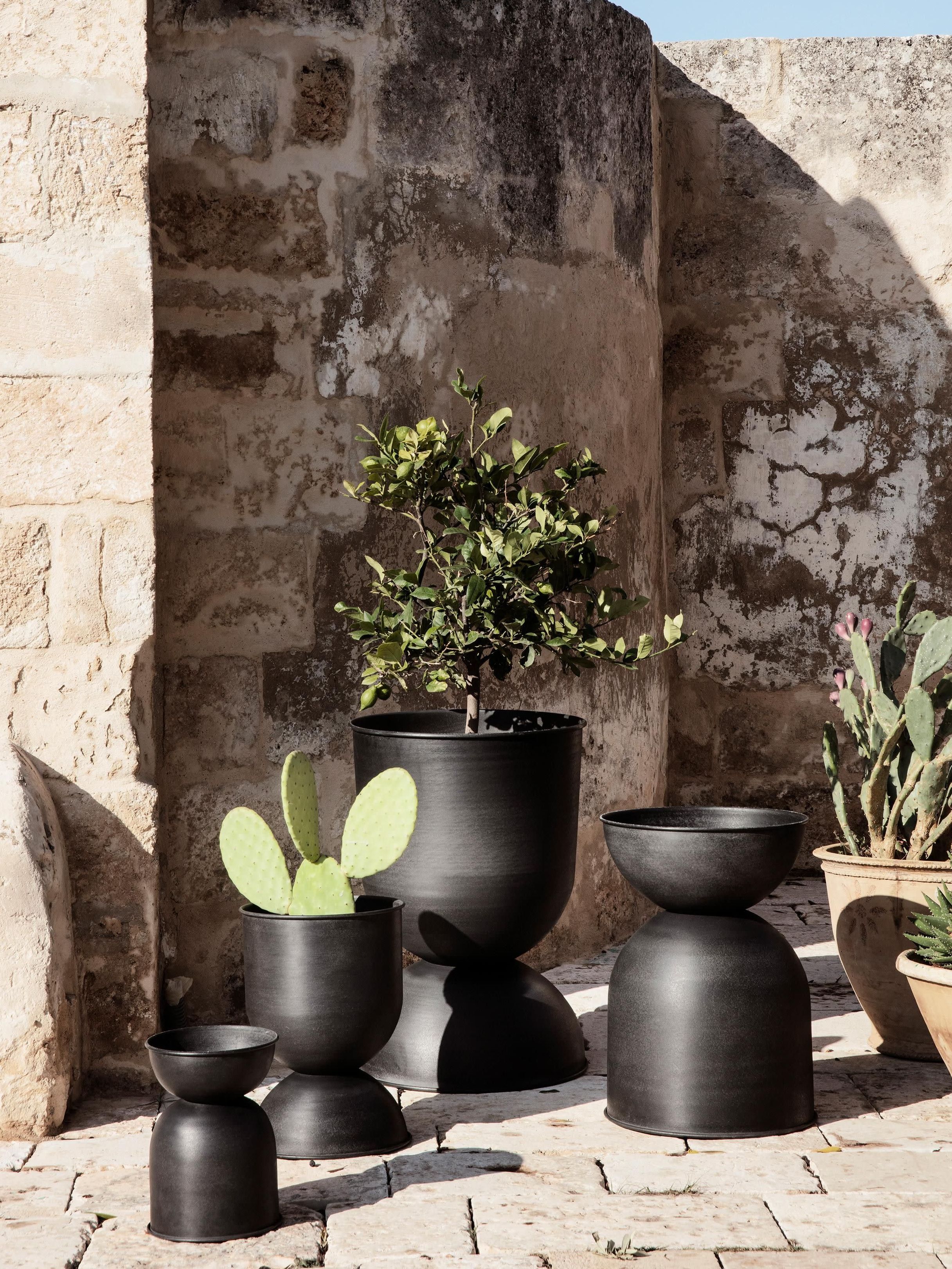 Plant Pot Hourglass, H 59 Cm