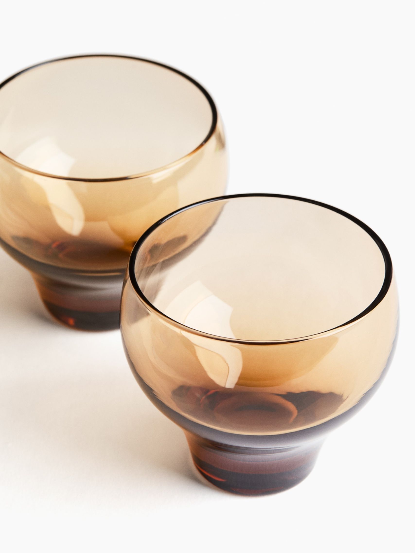 2-Pack Mouth-Blown Glass Tumblers