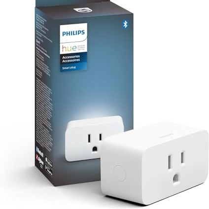 Philips Hue Smart Plug, White - 1 Pack - Turns Any Light Into a Smart Light - Control With Hue App - Compatible With Alexa, Google Assistant, and Apple Homekit