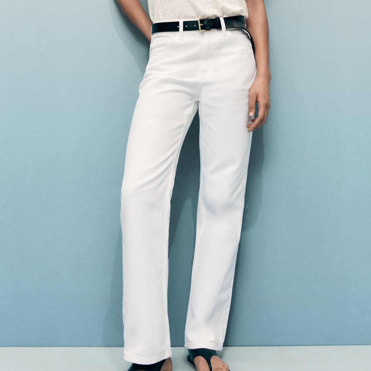 Matilda Medium-Rise Straight-Fit Jeans - Women | Mango United Kingdom