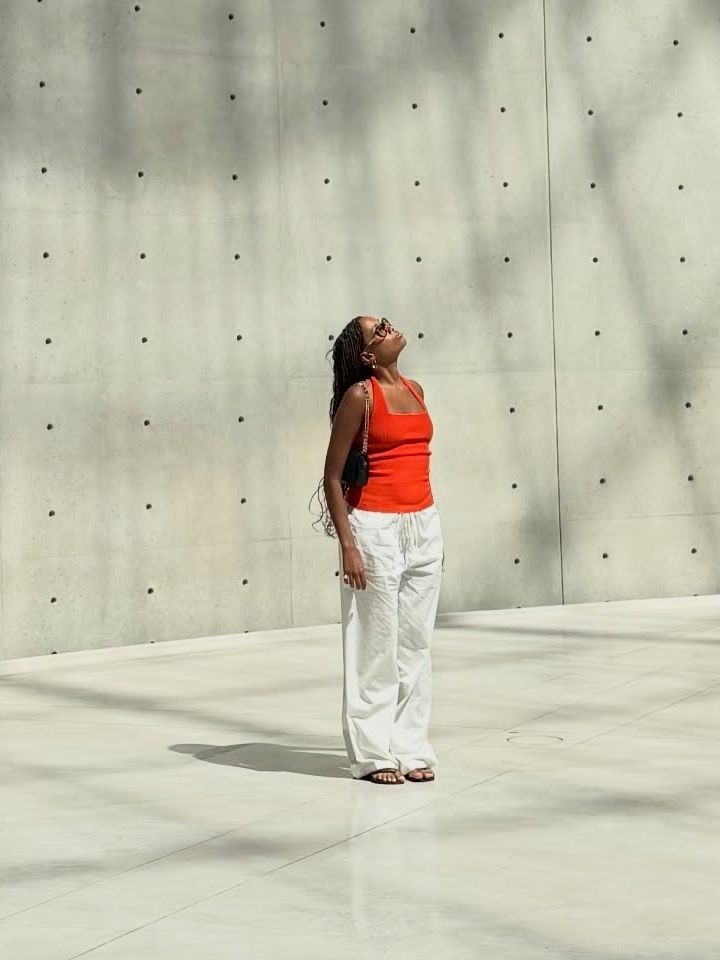 Claire Most wears a Gen Z Minimalist summer trend 2026