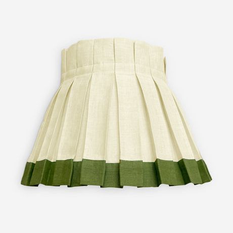 Color Block Classic Box Pleat Lampshade by Cielle Home