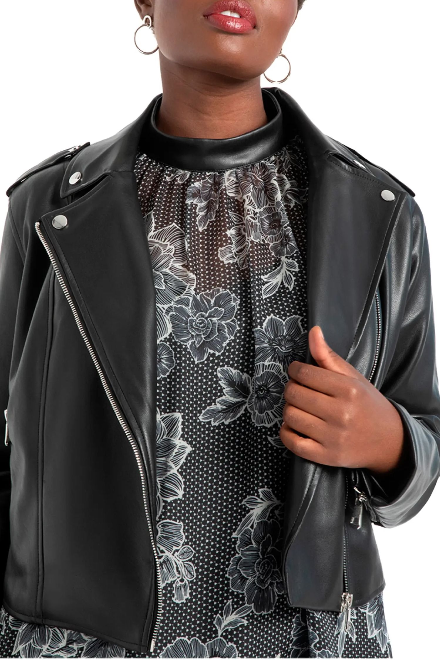 eloquii leather jacket