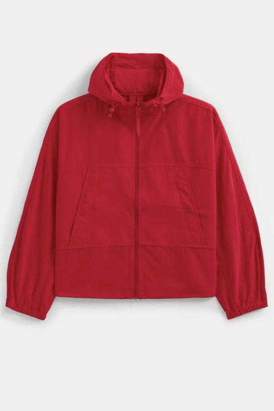 Parachute Jacket | Fiery Red - Xxs