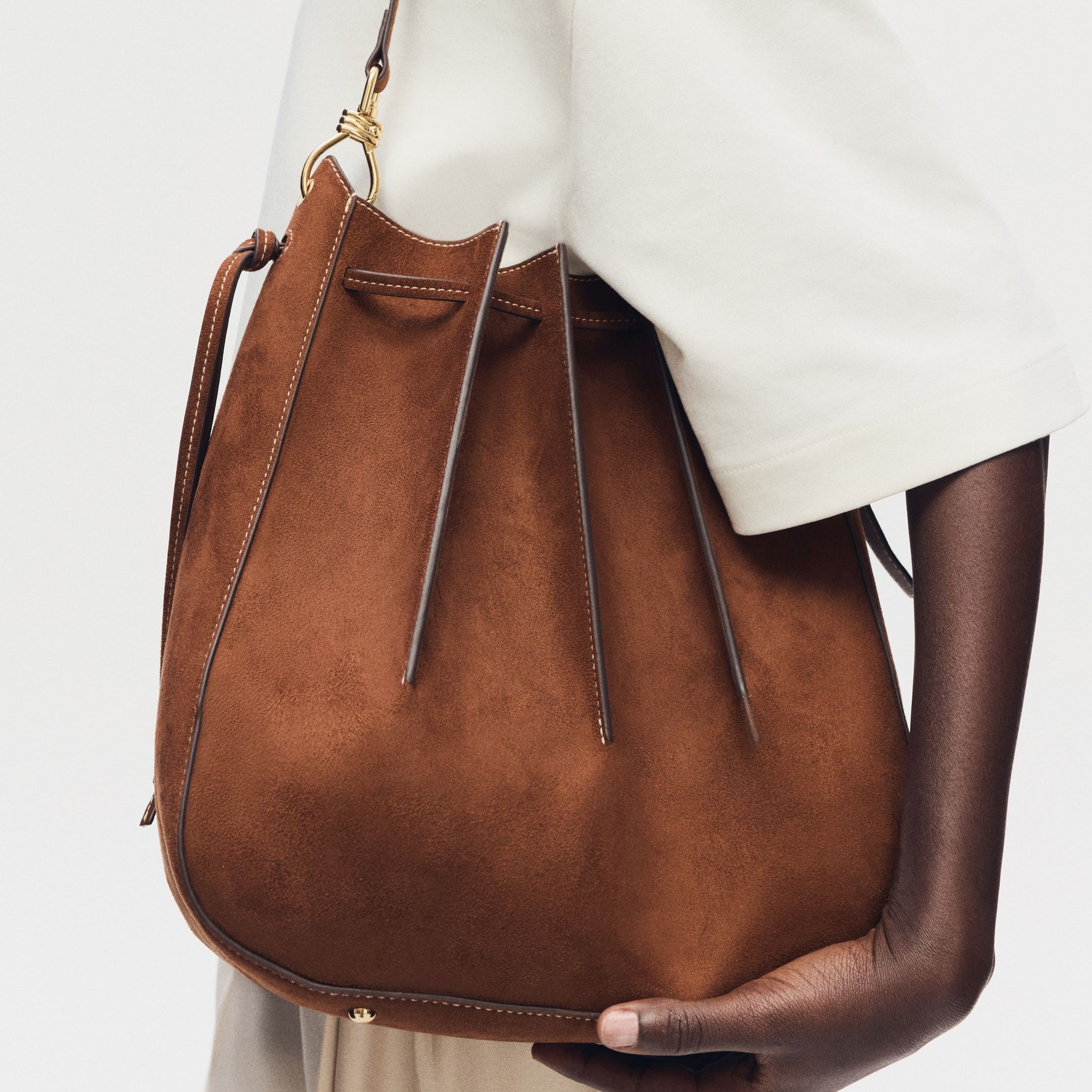 Pleated Shoulder Bag