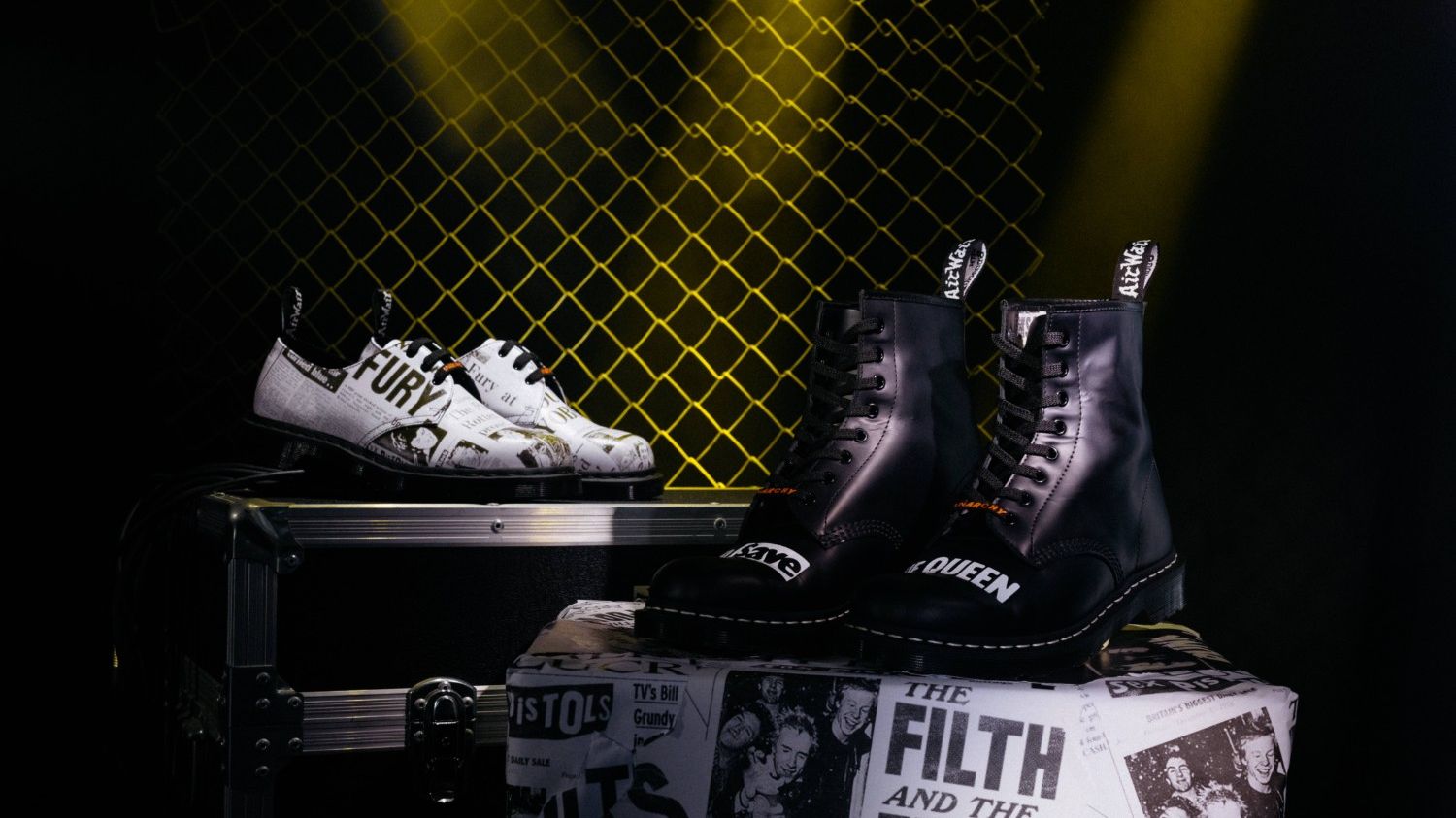 ブランド60周年を記念する、Dr.Martens × SEX PISTOLSのコラボ
